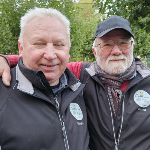 Nikolai links Vereinsmeister 2025 Bernd Zweiter