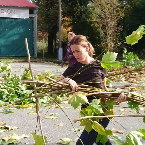 Eva schafft wie sie spielt immer konzentriert